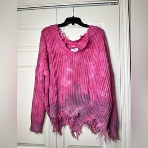 Main Strip Women's Be My Valentines Distressed Sweater